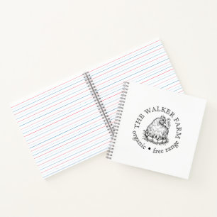 Custom Farm Business Promotional Logo Notebook