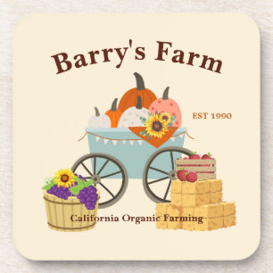 Custom Farm Fun Coaster