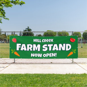 Custom Farm Stand Banner
