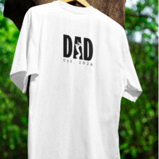 Custom Father and Child Silhouette T-Shirt