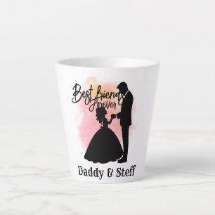 Custom Father and Daughter - Best Friends Forever Latte Mug