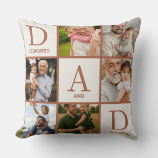 Custom Father & Daughter Throw Pillow