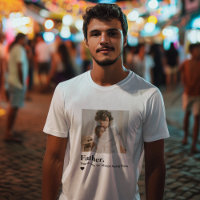 Custom Father Photo T-Shirt | Personalised Dad Gif