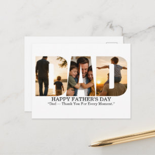 Custom Father’s Day Photo Collage Card