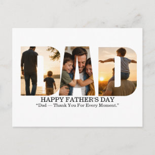 Custom Father’s Day Photo Collage Card