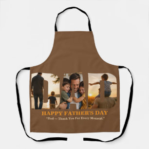 Custom Father’s Day Photo Collage Card Apron