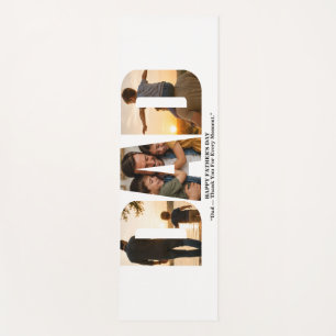 Custom Father’s Day Photo Collage Card Yoga Mat