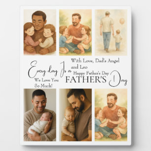 Custom Father’s Day Photo Collage Plaque