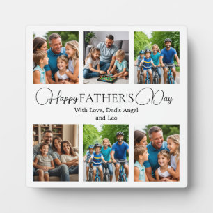 Custom Father’s Day Photo Collage Plaque