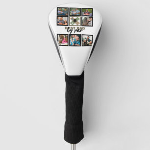 Custom Fathers Day Best Dad By Par 8 Photo Collage Golf Head Cover