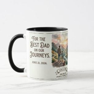 Custom Father's Day Gift - Adventure Awaits Mounta Mug