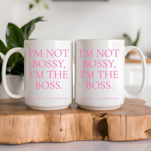 Custom Feminist Gift for Women Boss Babe Office Coffee Mug (feminist gift mug, girl boss mug, boss lady mug, empowering gift for women, motivational mugs)