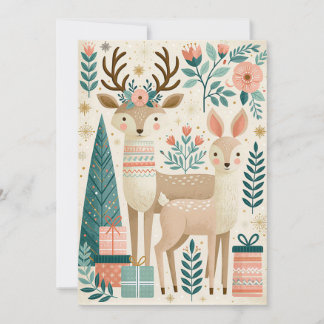 Custom festive and cute Christmas Greeting Card