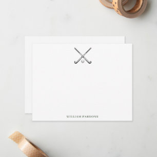 Custom Field Hockey Note Card