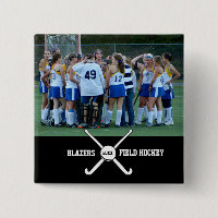 Custom Field Hockey Photo Collage Name Team Number