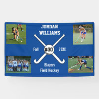 Custom Field Hockey Photo Collage Name Team Number