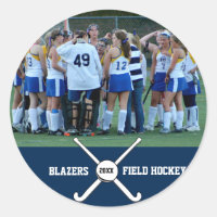 Custom Field Hockey Photo Collage Name Team Number