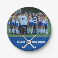 Custom Field Hockey Photo Collage Name Team Number