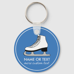 Custom Figure Skating Team Skater Name Key Ring