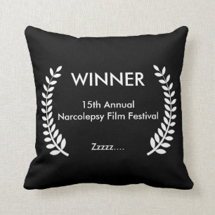 Custom Film Festival Laurels Pillow