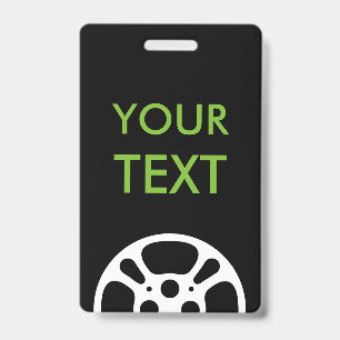Custom Film Reel Lanyard ID Badge