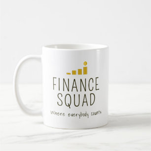 Custom Finance Squad Personalised Coffee Mug