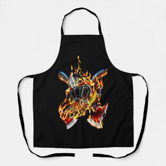 Custom Firefighter Rescue Fire Department Station  Apron