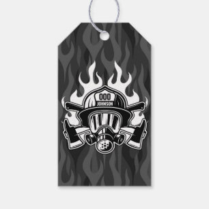 Custom Firefighter Rescue Fire Department Station  Gift Tags