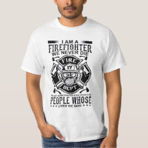 Custom Firefighter Station Number "We Never Die" T