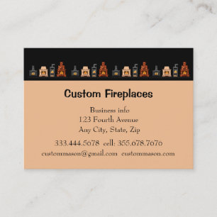 Custom Fireplaces Business Card