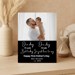 Custom First Father’s Day Plaque