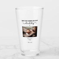 Custom First Father's Day Cute Minimalist Photo