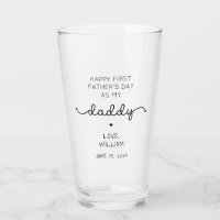 Custom First Father's Day New Daddy Keepsake Gift