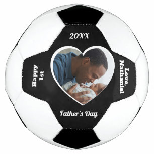 Custom First Father's Day Soccer Football Ball