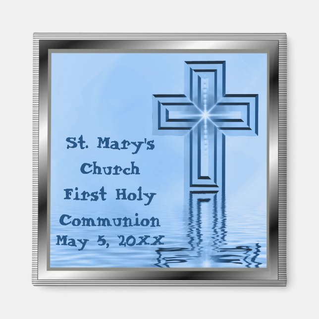 Custom First Holy Communion Magnets (Front)