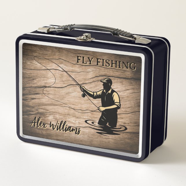 Custom Fishing Box Fishing Gift Fly Fishing Box (Front)