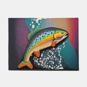 Custom Fishing Doormat – Personalised Welcome Mat 