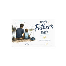 Custom Fishing Father’s Day Memory Gift