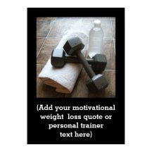 Custom Fitness Quote Personal Trainer Gym
