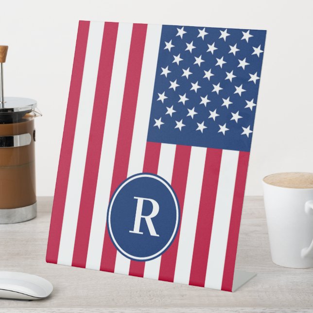  Custom flag  Pedestal Sign (In SItu)