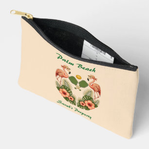 Custom Flamingo Pickleball Club Pouch Gift