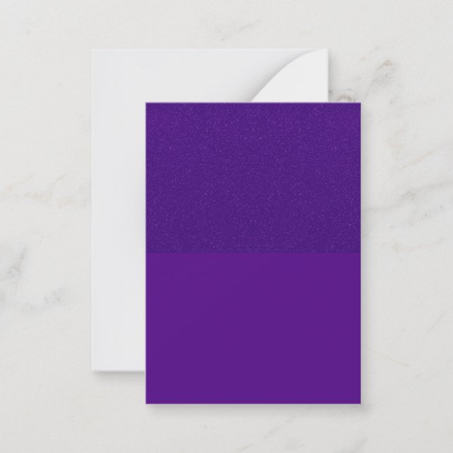 Custom Flat Note Card – Textured Top, Solid Bottom (Front)