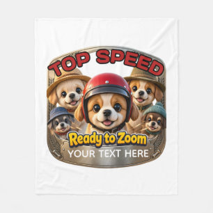 Custom Fleece Blanket, 50" x 60" Blanket