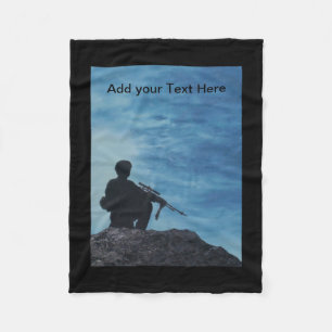 Custom Fleece Blanket for Military or Veterans