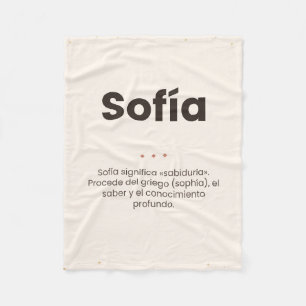 Custom fleece blanket: name and its meaning blanket
