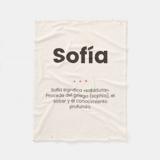Custom fleece blanket: name and its meaning blanket