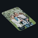 Custom Flexible Magnet Pren Family Photo<br><div class="desc">Here is a custom flexible photo magnet that will not only beautify your refrigerator, but will also recall the most important values - family and moments shared together! This personalized magnet with a single photo and first names is a unique way to immortalize memories with your loved ones. Placing this...</div>