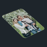 Custom Flexible Magnet Pren Family Photo<br><div class="desc">Here is a custom flexible photo magnet that will not only beautify your refrigerator, but will also recall the most important values - family and moments shared together! This personalized magnet with a single photo and first names is a unique way to immortalize memories with your loved ones. Placing this...</div>