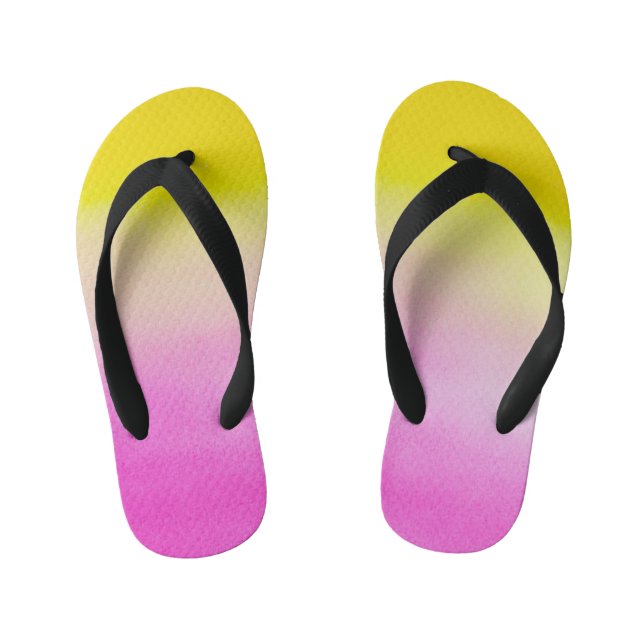 Custom Flip Flops, Kids Kid's Thongs (Footbed)