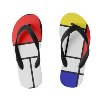 Custom Flip Flops, Kids-monderean color Thongs